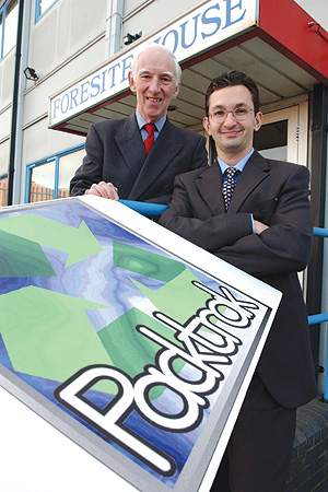 At Foresite House (right) are Graham Margetson (left), and Lance Allison.