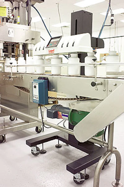 'Heat-sink' technology means the induction sealer needs no water lines for cooling.