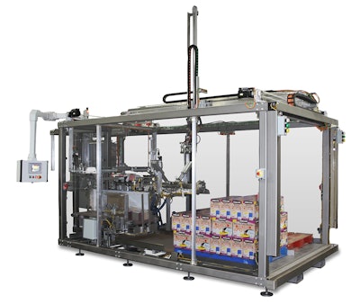 AFA Systems’ TR-CPP – Transrector Series Combination Case Packer Palletizer