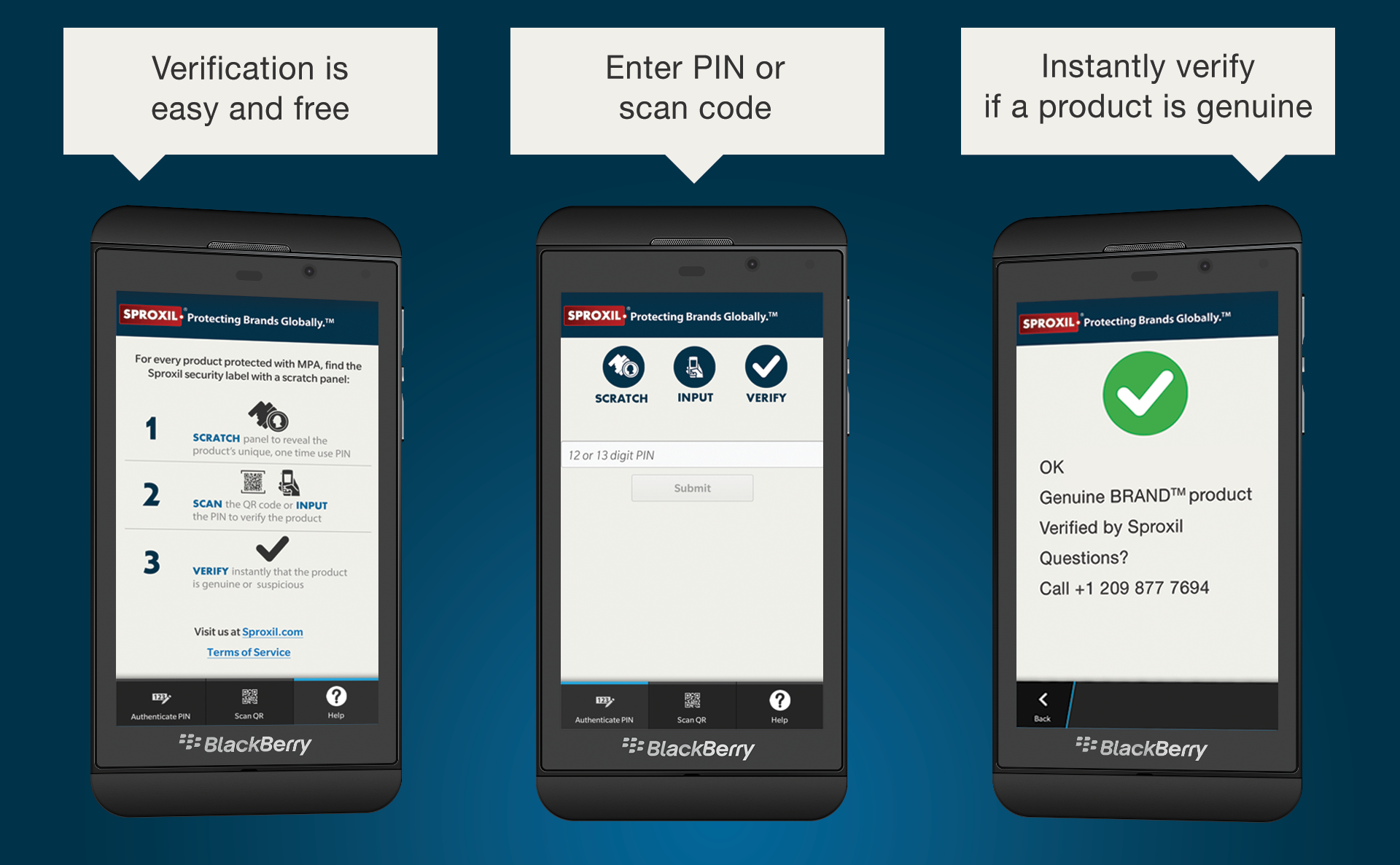 With Mobile Product Authentication, smartphone users can verify products and avoid counterfeits.