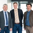 From left, S+S managing director Peter Mayer and business unit manager Oliver Uhrmann together with Marco Mantovani, managing director of ASM.