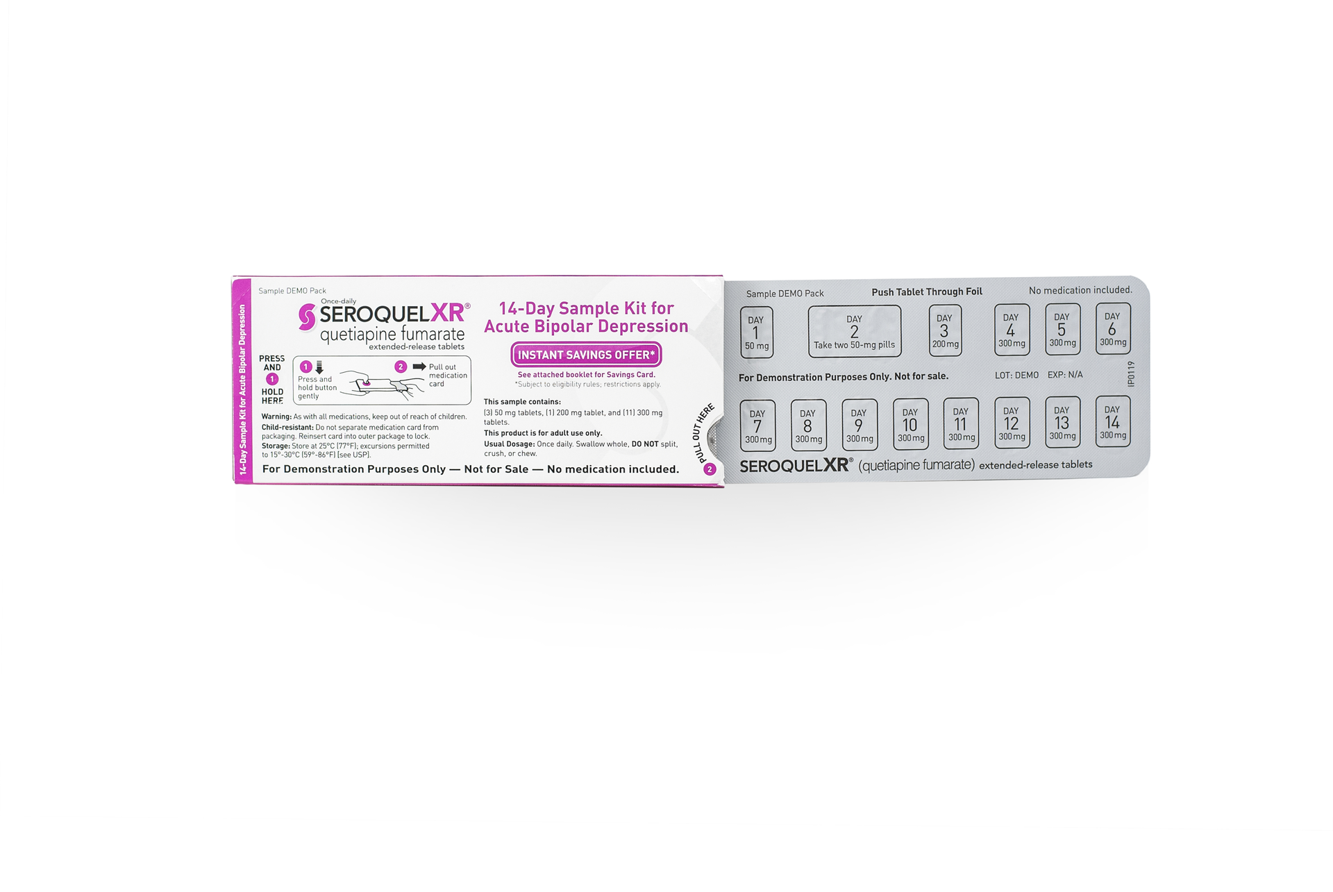 &bull; 2014 HCPC Compliance Package of the Year: Astra Zeneca SEROQUEL XR&circledR; 14-Day Sample Kit for Acute Bipolar Depression from MWV.