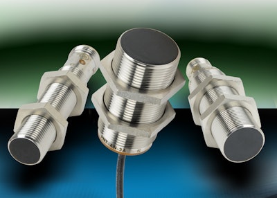 PN three-wire 10-30 VDC series inductive proximity sensors