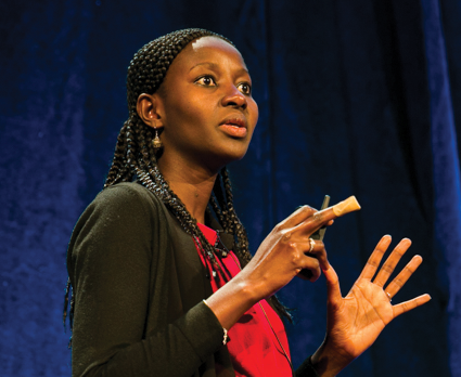 Sokhna Gueye, Packaging Environmental Sustainability Specialist at Nestl&eacute;, posed some especially thoughtful questions about compostability at Innovation Takes Root 2016.