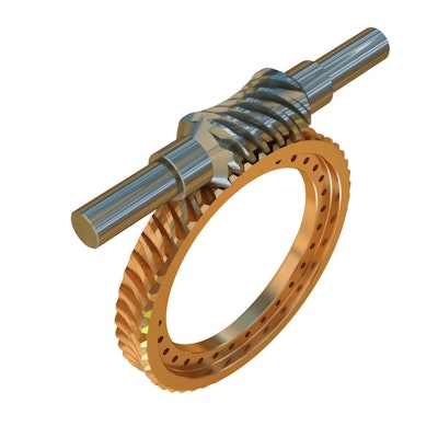 Oem 737557 Double Enveloping Worm Gear Set