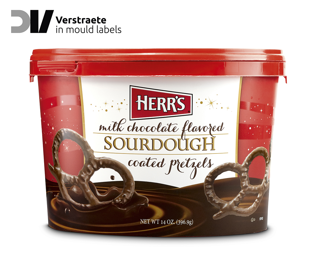 IML makes Herr's new product stand out on shelf.