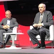 Bosch's Dirk Slama (left) and the IIC's Dr. Richard Soley at the IoTSWC 2018 event.