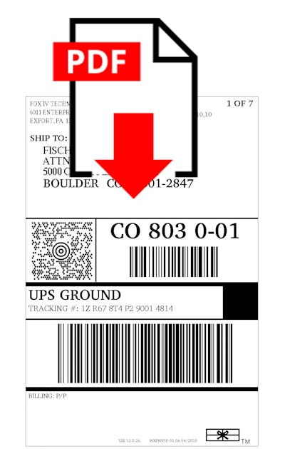 Label designs can be sent directly to this printer/applicator in pdf format.