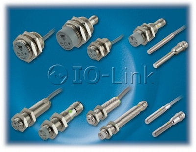 Inductive proximity sensors with IO link