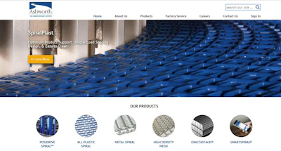 Ashworth’s new website helps users find the right conveyor belt