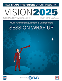 Multi-Functional Equipment & Changeovers were discussed at Vision 2025 at PACK EXPO Las Vegas
