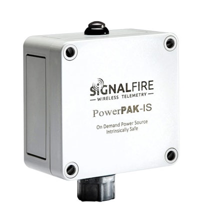 The PowerPAK Serves as On-Demand Power Source for Field Instrumentation When One is Not Available