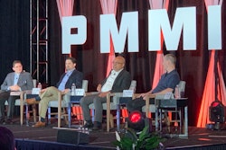 From left: Andy Lomasky, PMMI; Ben Hearn, Director of IT Operations, ProMach; Praveen Rokkam, Chief Information Officer, Delkor Systems Inc.; and Jerry Cupo, Director of Technology, All Fill Inc.
