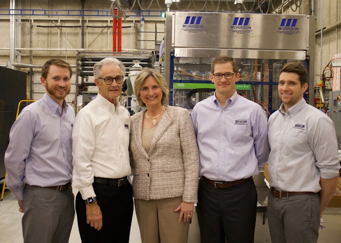 From left: Dustin Lee, Director of Sales; Nick Wilson, President; Nancy Wilson, CEO; Chris Wilson, VP of Operations; Ryan Finke, Engineering Director