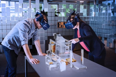 Wearing virtual reality and augmented reality headsets, machine developers can interact directly with their model, free of distractions.