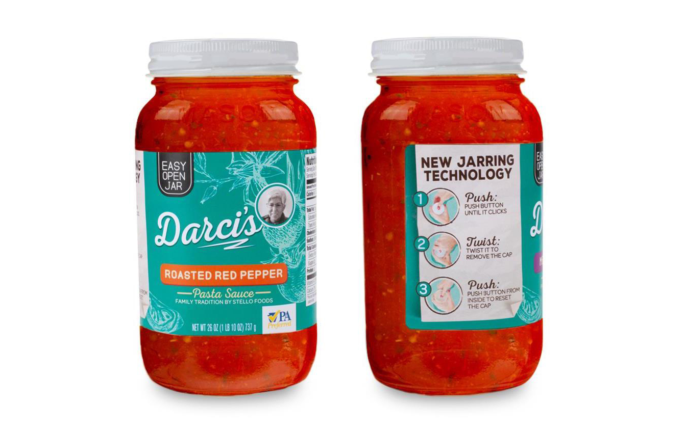 Darci's Pasta Sauce in with new Eeasy Lid