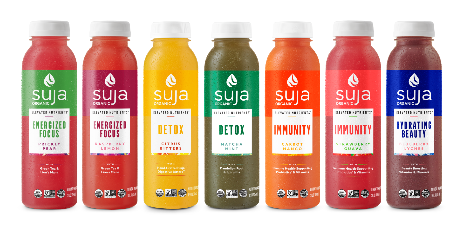 Clarifying exactly what each variety of functional beverage line seeks accomplishes in terms of health and wellness was a key goal in the redesign.