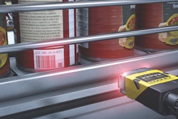 Image-based scanners are displacing standard laser scanners, providing the capability to read 2D barcodes, which can be much smaller than traditional barcodes. Photo courtesy of Cognex.