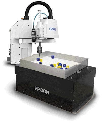 Designed for flexibility, Epson Robot’s new IntelliFlex 530 feeding system has a feeder size that can accommodate parts from 30 to 150 mm.