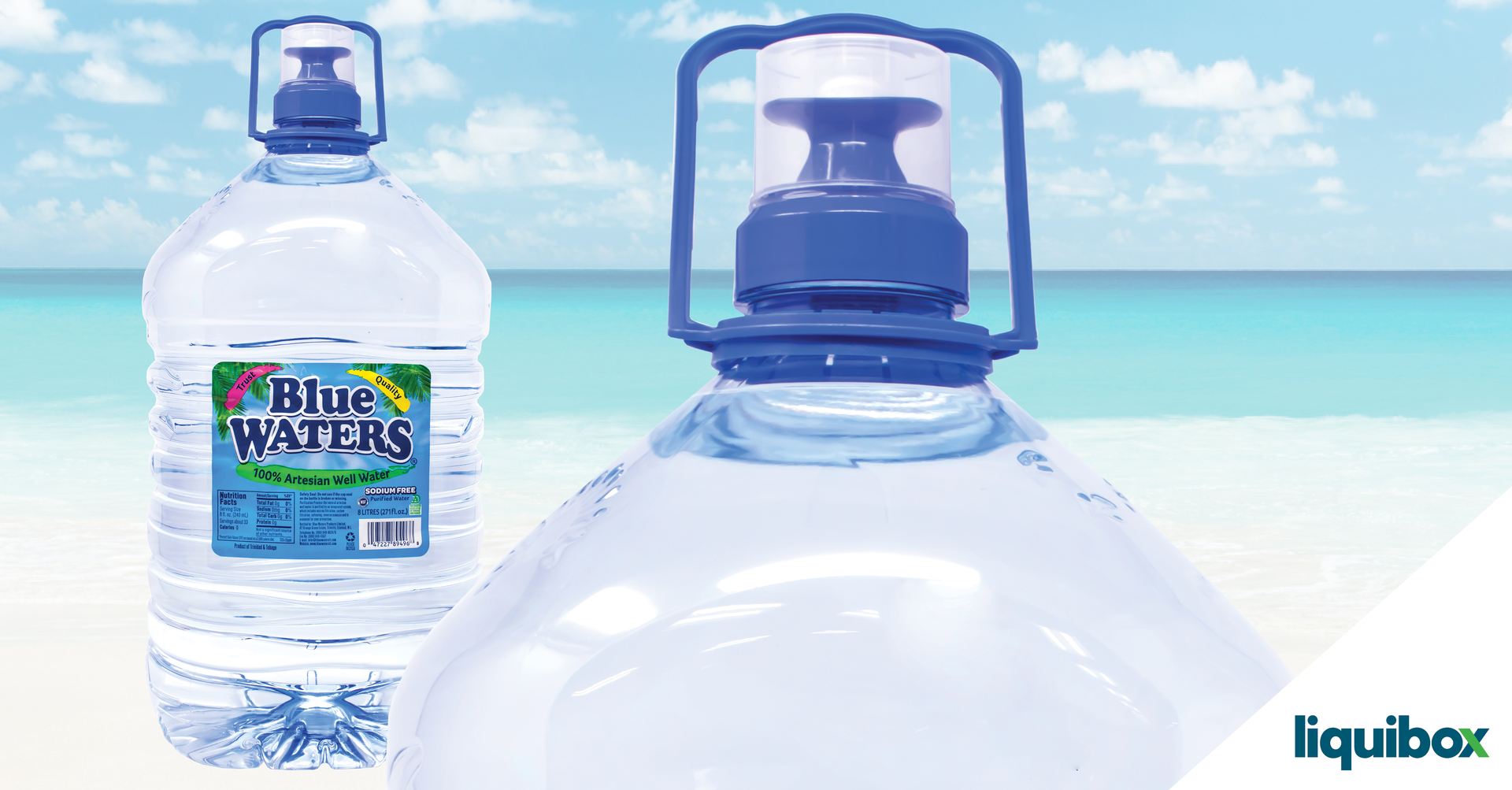 UpTap fits on all standard 48/41 mm bottle necks and uses 48% less plastic than its predecessor, which in turn reduces transportation costs by up to 20% due to its smaller size.