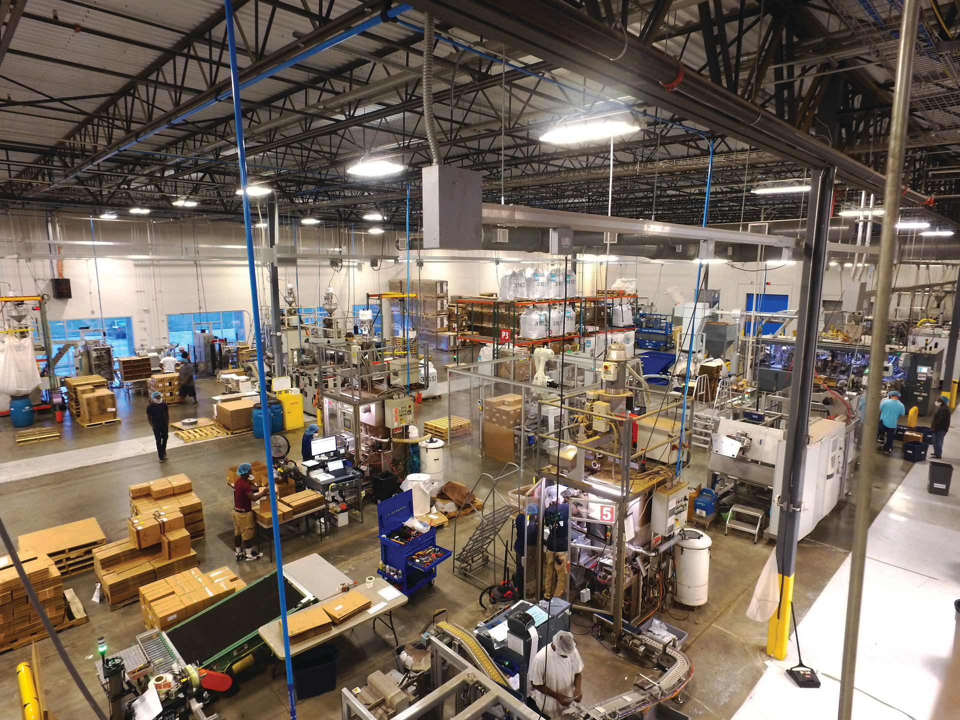 Pod Pack now operates 14 packaging lines producing half a dozen formats with contract packaging customers including all the big national brands, local regional brands, hospitals, schools, foodservice, and anywhere else you can imagine.