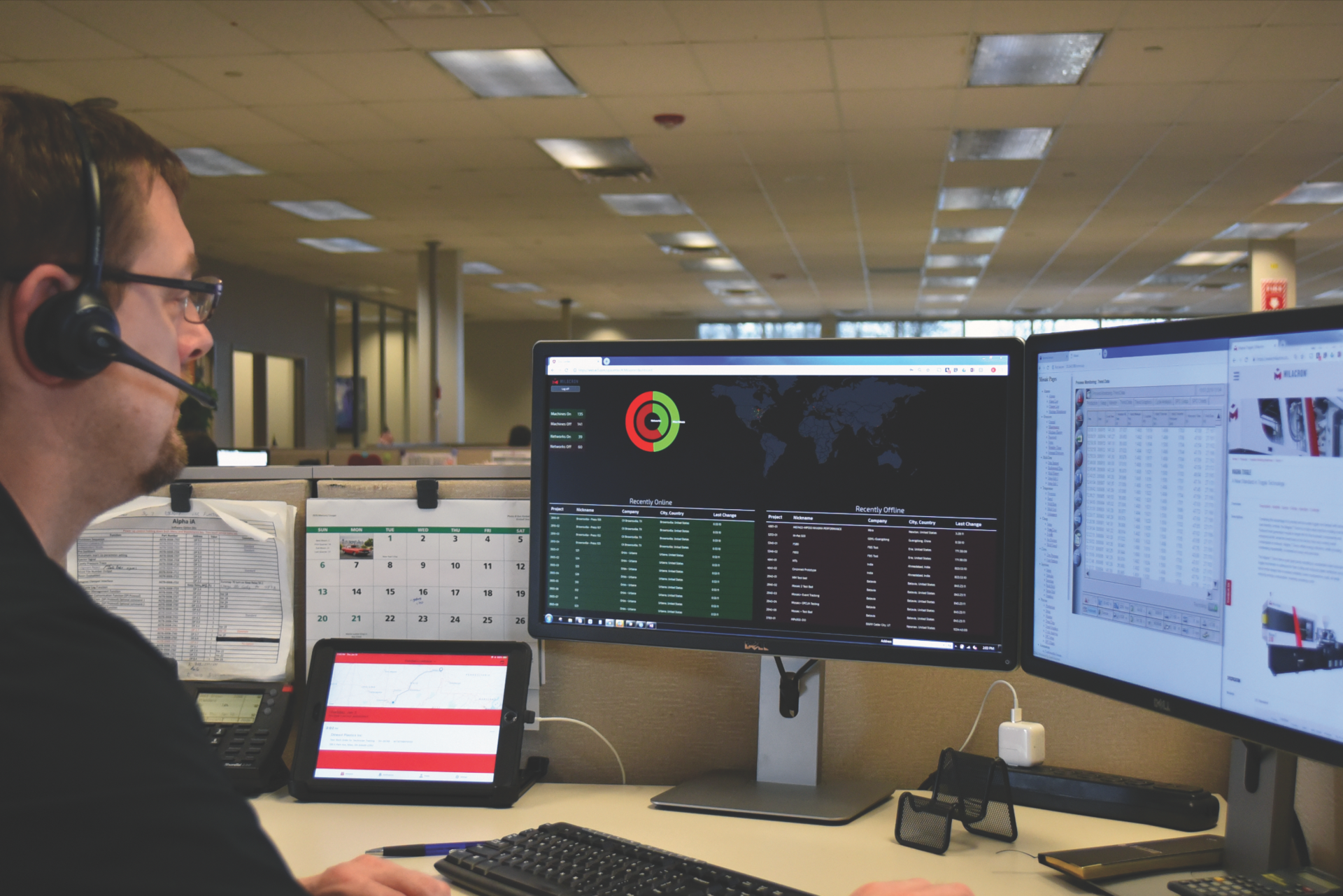 Milacron combines machine data with industry expertise to help its customers understand and improve OEE. Source: Milacron