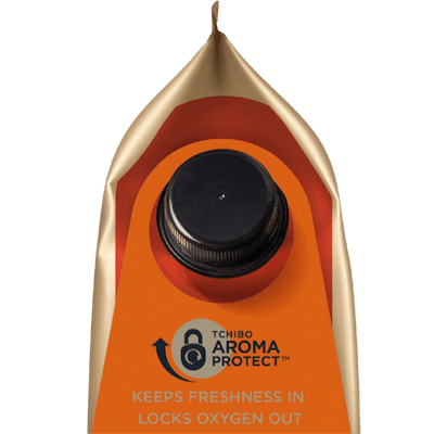 Whole bean coffee screw cap