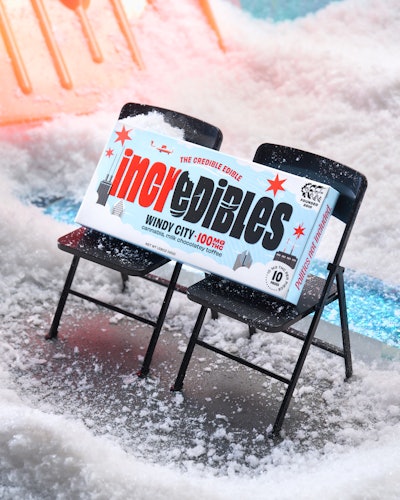 Several of incredibles chocolate bar SKUs use visual cues on the packs that are specific to each state, and often they use a clever “we’re in-on-the-joke”-motif designed to localize the otherwise national brand.