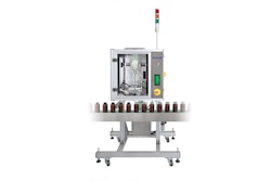 CH-100 Tamper Band Applicators are designed with stepper motor driven, single film unwind with tension control, cutter assembly, and pneumatic cylinder to provide accurate and consistent tamper band application.