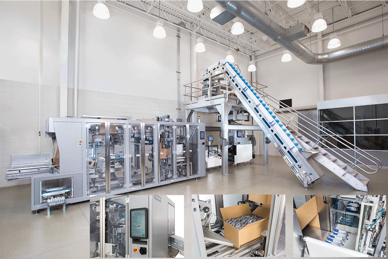 At the Heat and Control show room during PACK EXPO Connects, one notable highlight was the automatic case packer ACP-700 Series.