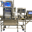 The CB50C counter-pressure filler joins the Pneumatic Scale Angelus inline canning system portfolio with an integrated 6-head filler and single-head can seamer, rated for continuous operation at speeds up to 50 cans per minute (CPM)