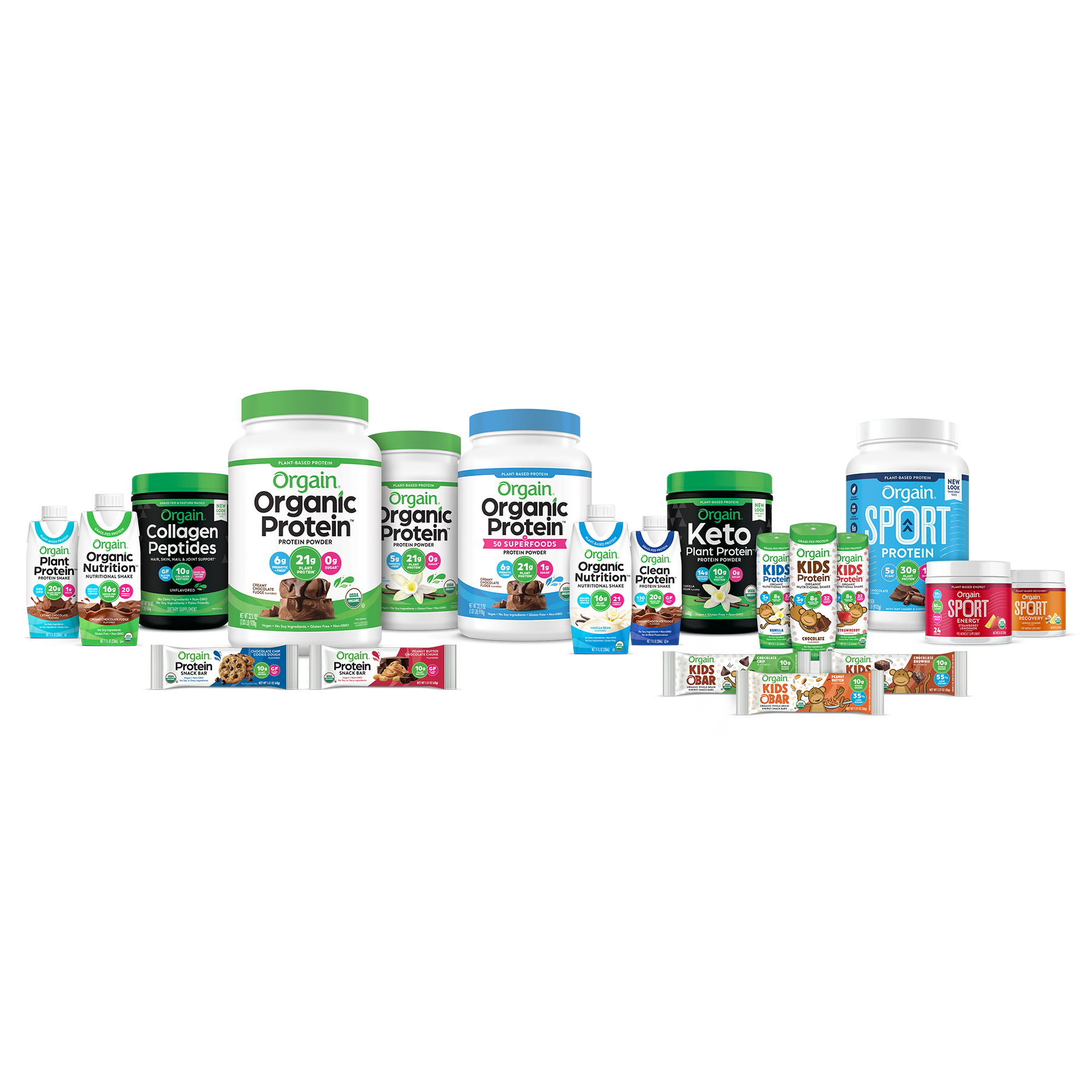 Orgain has grown to include an expansive line of nutritional products.