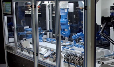Yaskawa’s Singular Control powers multiple robots along with dozens of axes of automated motion with a single controller and a single programming environment.