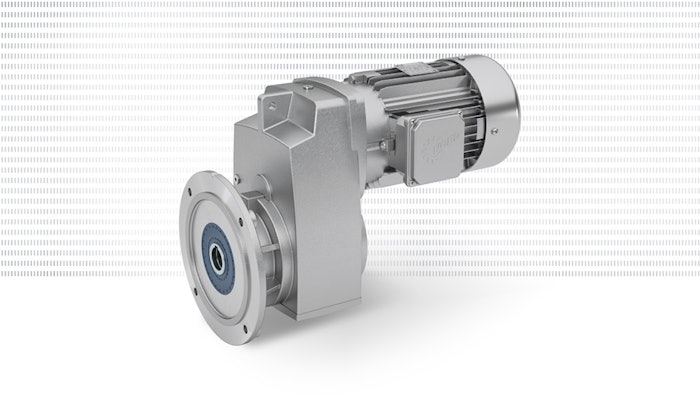 NORD’s small CLINCHER parallel shaft gear units are now more versatile and are available with our nsd tupH sealed surface conversion.