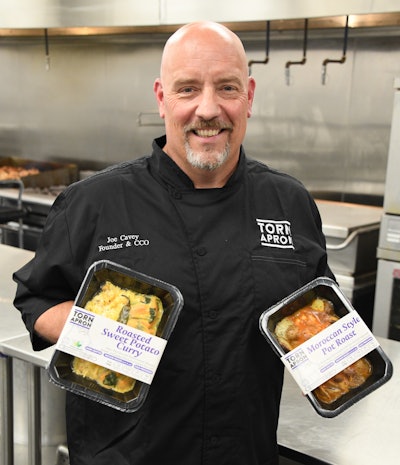 Torn Apron’s founder and Chief Culinary Officer, Joe Cavey, viewed the pandemic as a perfect opportunity to launch the type of meal products consumers were craving.