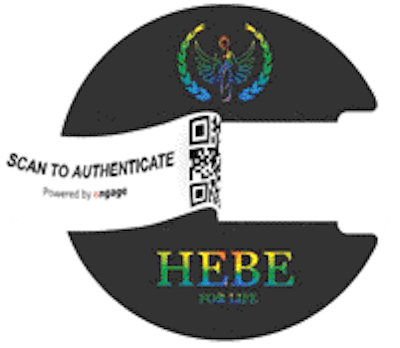 Upon tearing open the tamper evident label, consumers are asked to authenticate the product via QR code, leading to further engagement opportunities while capturing tracking, timing, and geolocation insights for HEBE LIFE.