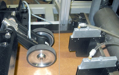 With the Model TR3 Heavy Duty Tru-Trac encoder installed, Hipsher’s corrugated cutting machine reliably measures and cuts 100% of the time.