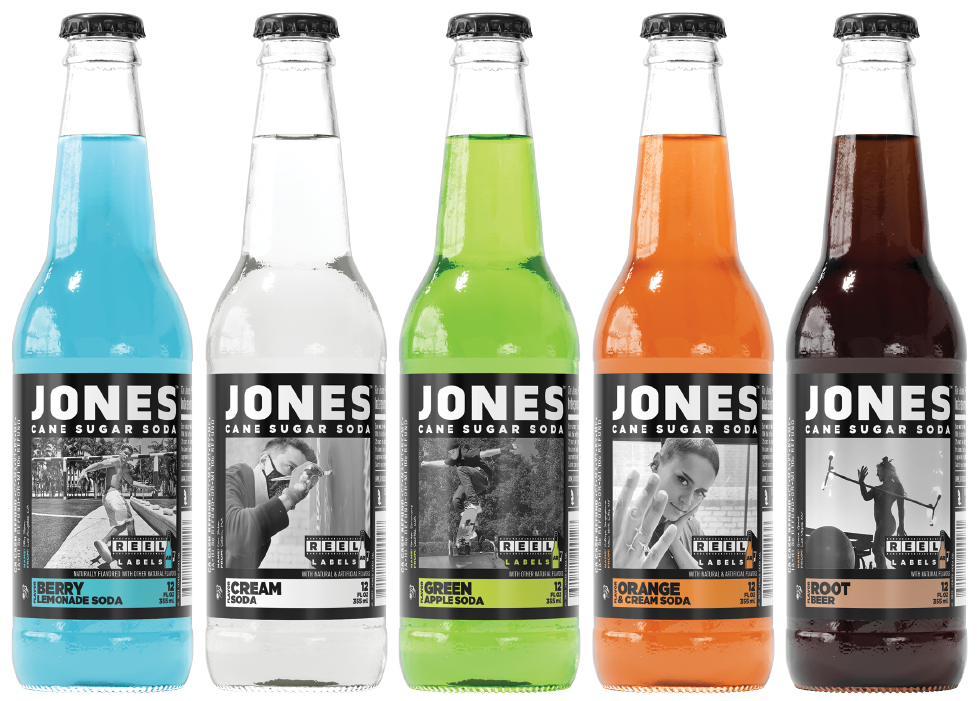 Jones Soda has brought its packaging to life with a series of limited-edition augmented reality bottle labels that showcase 15 extreme athletes and edgy artists in action.