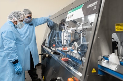 NJM’s Unisort 32 bottle unscrambler