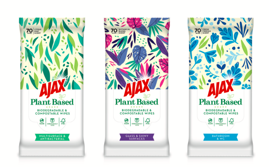The project represents the brand's first foray into the plant-based disinfectant wipes format.