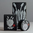 For its Herbal Tattoo Series products, the brand chose industrially compostable Sulapac Nordic Collection by Quadpack.