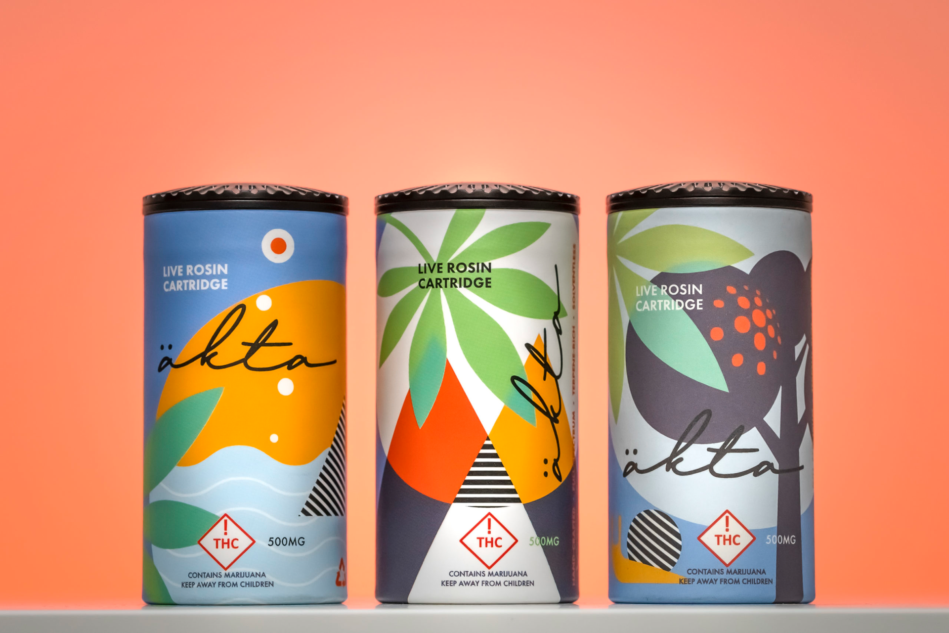 For the tube graphics, was looking for a Scandinavian pop-art feel for the packaging to align with the brand&rsquo;s name, which in Swedish means authentic, genuine, real, and true.