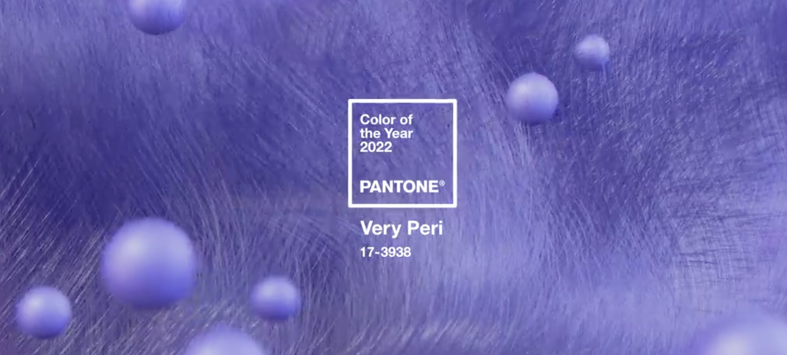 PANTONE&circledR; 17-3938 Very Peri is described as a dynamic periwinkle blue hue with a vivifying violet red undertone.