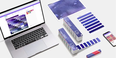 For packaging and multimedia design, the new color conveys a message of credibility as well as creativity.