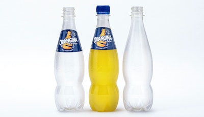 Suntory's 100% bio-based bottle prototype was produced for the company’s Orangina brand in Europe as well as its Suntory Tennesui mineral water in Japan.