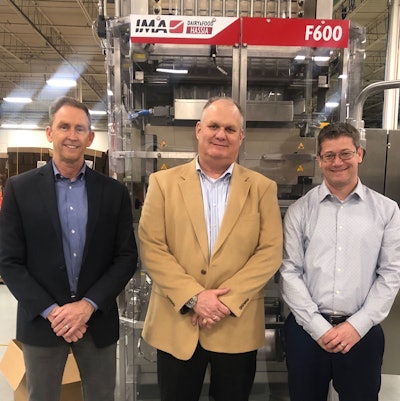 From left to right: Jerry Watkins, Eastern Division Sales Manager, Patrick Carroll, President, and Hayden Turner, VP of Operations