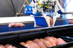 Marel poultry-processing on display.