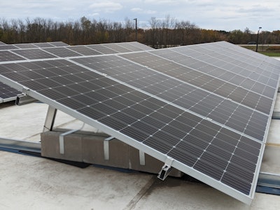 Viking Masek Packaging Technologies’ solar-paneled facility creates the energy needed to power its own facility, as well as 28 homes in the surrounding area.