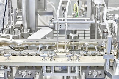 Vial Filling Station At Vetter’s Rankweil Site