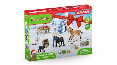 With the holidays coming up fast, packaged toys like this playset with action figures were selling fast with special consideration for a Christmas-day deadline.